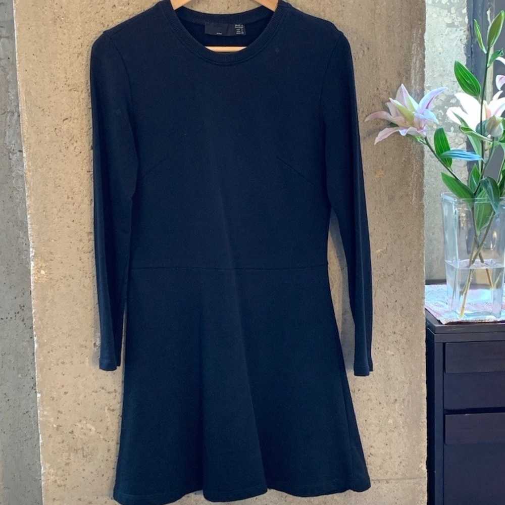 TRF Zara Cotton Black Dress - Only worn 1 time!